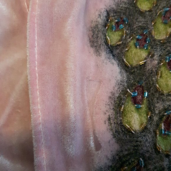 Beaded long scarf or wrap - Picture 5 of 9